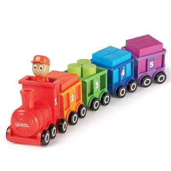 Learning Resources Count & Color Choo Choo, Interactive Train Learning Toy, 21 Pieces, Ages 2+