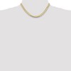 Black Bow Jewelry 5.5mm, 14k Yellow Gold, Solid Herringbone Chain Necklace - 2 of 4