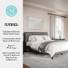 Martha Stewart Jett Solid Wood Platform Bed - 4 of 4