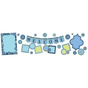 Eureka Blue Harmony Welcome Bulletin Board Set 33 pieces (EU-847547) - 1 of 1