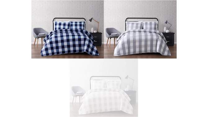 Truly Soft Everyday Buffalo Plaid Quilt Set, 2 of 7, play video