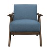 CAVINAS Polyester Accent Chair with Walnut Finish Wood Cushion Backrest,Upholstered Living Room Chairs,Reading Chairs for Living Room - 4 of 4