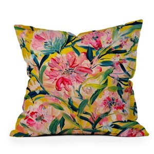 16"x16" Nadar Musa Chinoiserie Square Throw Pillow Pink - Deny Designs - 1 of 4