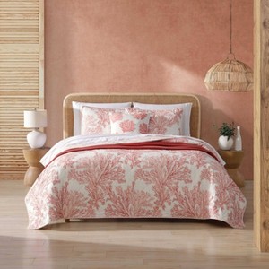 Coral Garden Quilt Set Orange - Tommy Bahama - 1 of 4