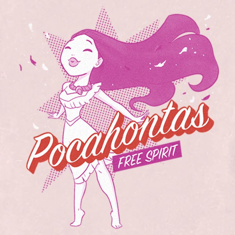 Pocahontas Free Spirit Character T-Shirt, 2 of 4