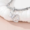 Sterling Silver Angel Number Charms - Butterfly, Cross & Cat Numerology Beads for Bracelets - 2 of 4