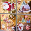 Unique Bargains Christmas Decor for Windows and Home Christmas Window Clings Party Supplies Multicolor 9Pcs - 3 of 4