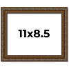 PosterPalooza | Photo Size Sculpted Gold Picture Frame - UV Acrylic, Foam Board Backing, Hanging Hardware - 2 of 4