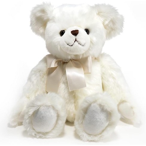 cute white teddy bears with hearts