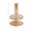 Glass Taper Candle Holder - Modern Decorative Candlestick for Home, Office, Bedroom & Living Room - Elegant Tall Contemporary Accent Decor - 3 of 4