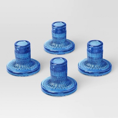 4pk Glass Taper Candle Holder - Room Essentials™