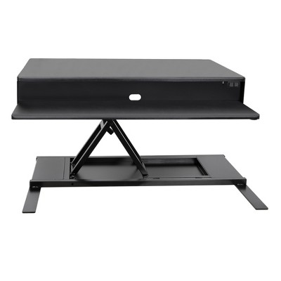 FlexPro Premier 36" Electric Sit-to-Stand Desk Converter in Black