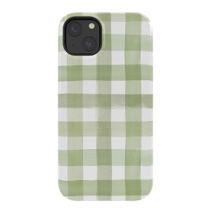 Ninola Design Watercolor Gingham Salad GreenSnap iPhone Case - Society6 - 1 of 1