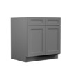 Kitchen Base Cabinet, Unassembled Cabinet with Adjustable Shelf without Top - 2 of 4