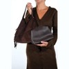 VALS - Cognac Suede Leather Shoulder Bag (Women) cognac suede standart - 3 of 4