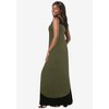 Jessica London Women's Plus Size Stretch Knit Tank Maxi Dress - 4 of 4