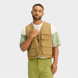 Houston White Men's Fashion Vests - Beige - 1 of 3