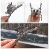 Unique Bargains Women's Rhinestone Butterfly Shape Hair Clips and Pins Titanium Tone 1 Pc - 4 of 4