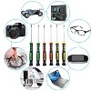Itopfox Magnetic Screwdriver Set with Non-Slip Handle - 6 Piece Phillips & Flathead for Electronics, Watch, Jewelry, PC Repair - Color Coated Tips - 3 of 4