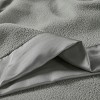 TopComfy Baby Blankets Microfleece Blanket Warm And Substantial Blanket Comfortable Blanket King For Bedroom, Gray, 15.55"*12.4"*7.09" - 4 of 4