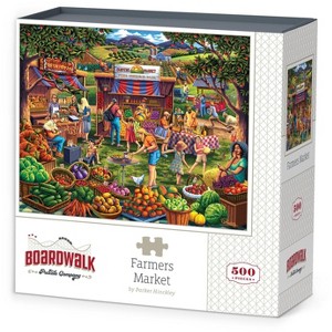 Farmers Market by Boardwalk - Jigsaw Puzzle - 1 of 4