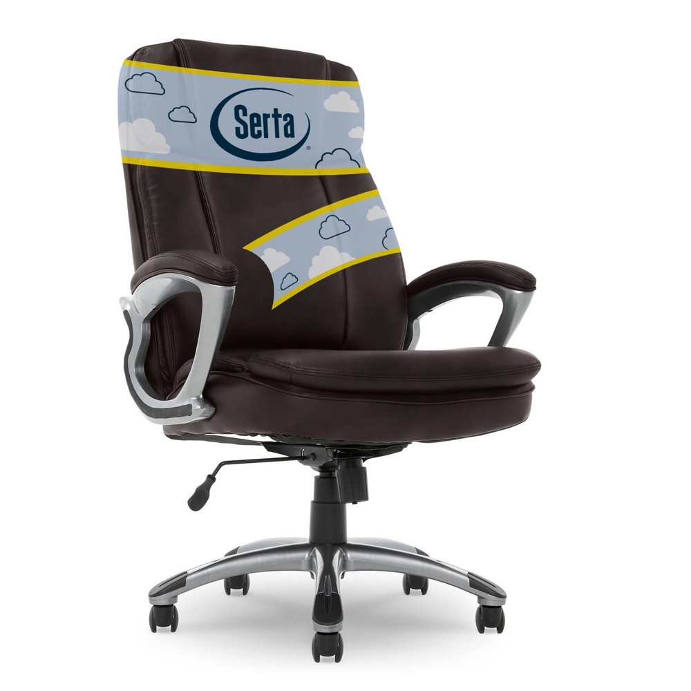 Photos - Computer Chair Serta Big and Tall Executive Office Chair Old Chestnut  