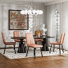 ATJafurn Faux Leather Upholstered Dining Chairs Side Chairs with Carbon Steel Legs - 4 of 4