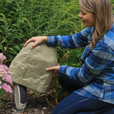 Small Beige Resin Garden Landscape Rock