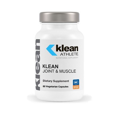 Klean Athlete Joint & Muscle - Plant-Based Formula to Support Joint Comfort, Muscle Recovery, and Cartilage Health - 60 Vegetarian Capsules