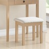 ROOMTEC Makeup Vanity Table and Stool Set - 3 of 4