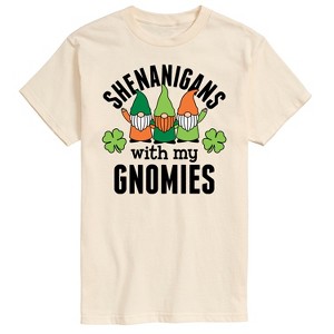 Men's - Instant Message - Shenanigans With My Gnomies Short Sleeve Graphic T-Shirt - 1 of 4
