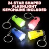 ArtCreativity Assorted Star Shaped Flashlight Keychains (Pack of 24) - 2 of 4