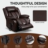 ChicFurnit Living Room Chair Arm Accent Chair Genuine Leather/Faux Leather 350LBS Dual Motor Lift Recliner Massage Heat Elderly Chair for Living Room - 2 of 4