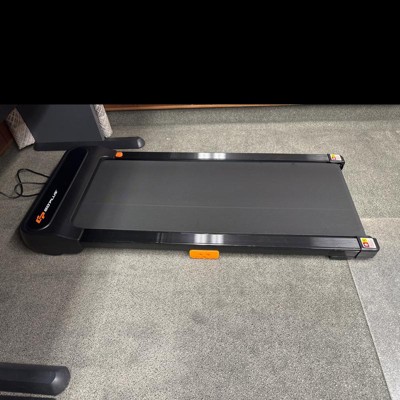 2-in-1 Walking Pad Treadmill Under Desk Running Machine LED Panel W/ 12  Programs