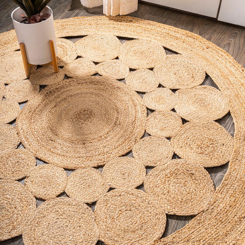 Cassia Round Area Rug - JONATHAN Y, 5 of 10