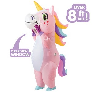 Joyfy Adult Halloween Inflatable Costume Unicorn Inflatable Blow Up Costume for Halloween Dress up Party - 1 of 4