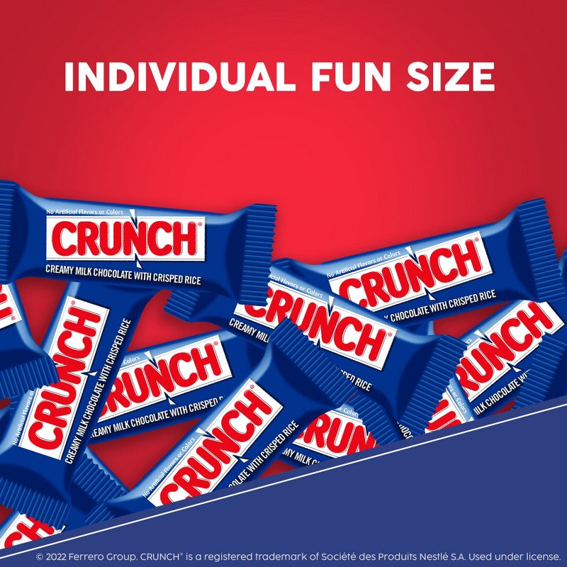 Crunch Fun Size Chocolate Candy Bar - 10oz Bag, 4 of 15