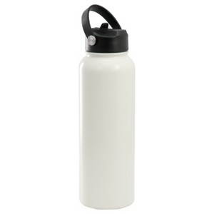 Gibson Home Marina 38oz Stainless Steel Thermal Bottle with Lid in Cream - 1 of 4