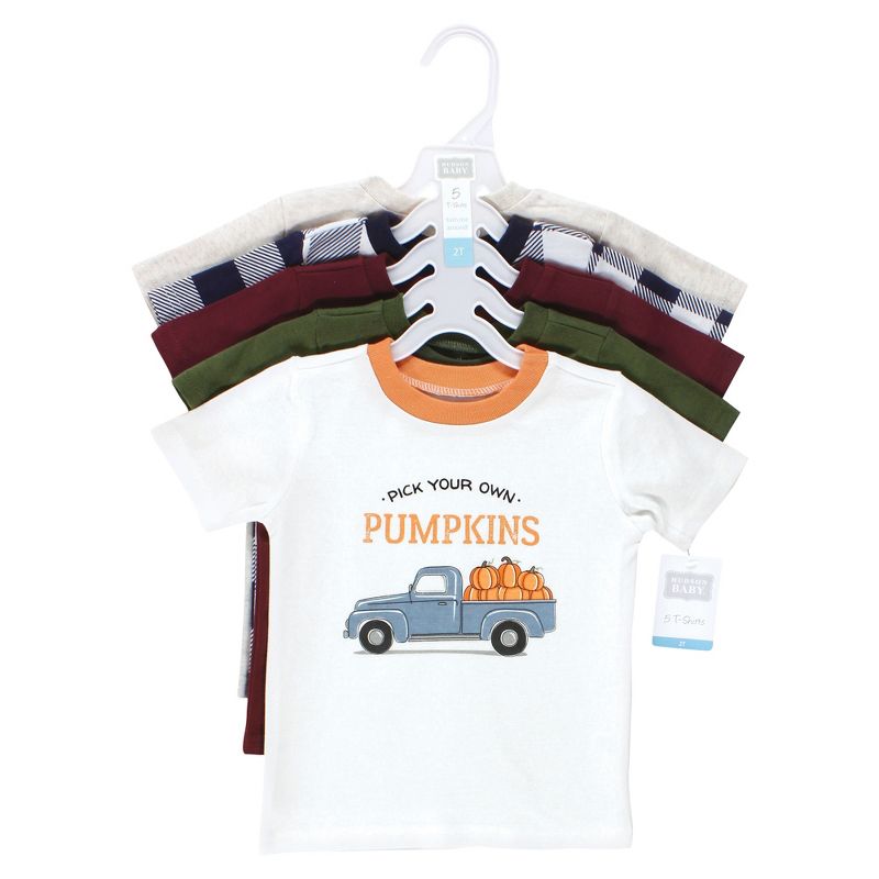 Hudson Baby Boy Short Sleeve T-Shirts, Fall Activities, 2 of 8