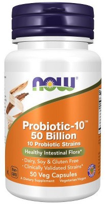 Probiotic-10 50 Billion by Now Foods  -  50 VegCap