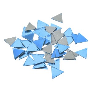 Unique Bargains Flat Back Sew on Irregular Mirror Rhinestones Beads 50 Pcs - 1 of 4