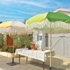 LAGarden 6Ft Fringe Patio Umbrella with Tassels & Carry Bag - 2 of 4