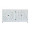 Bella Depot 60.24''W Wood Accent Buffet Cabinet with 4 Doors for Entryway, Living Room, Bedroom, Dining Room - 2 of 4