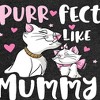 Girls' - Disney - The Aristocats Purrfect Like Mommy Fitted Short Sleeve Graphic T-Shirt - 2 of 4