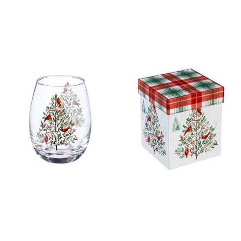 Wine Glass Stemless Red 16 oz – Down To Earth Home, Garden and Gift