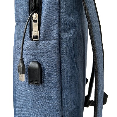 Club Rochelier Tech Backpack with Metal Handle Navy One Size — фото 8