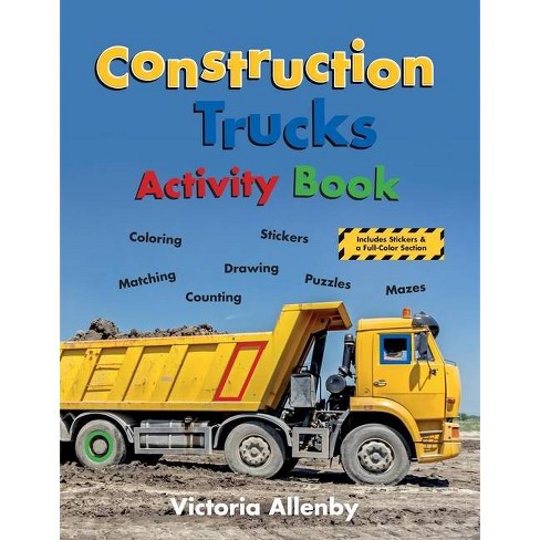  Cars, Trucks, Planes & Trains Activity Book by Cupkin