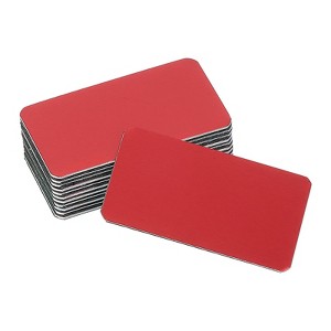 Unique Bargains Anodized Aluminium DIY Engraved Blank Nameplate Office Signages 12 Pcs - 1 of 4