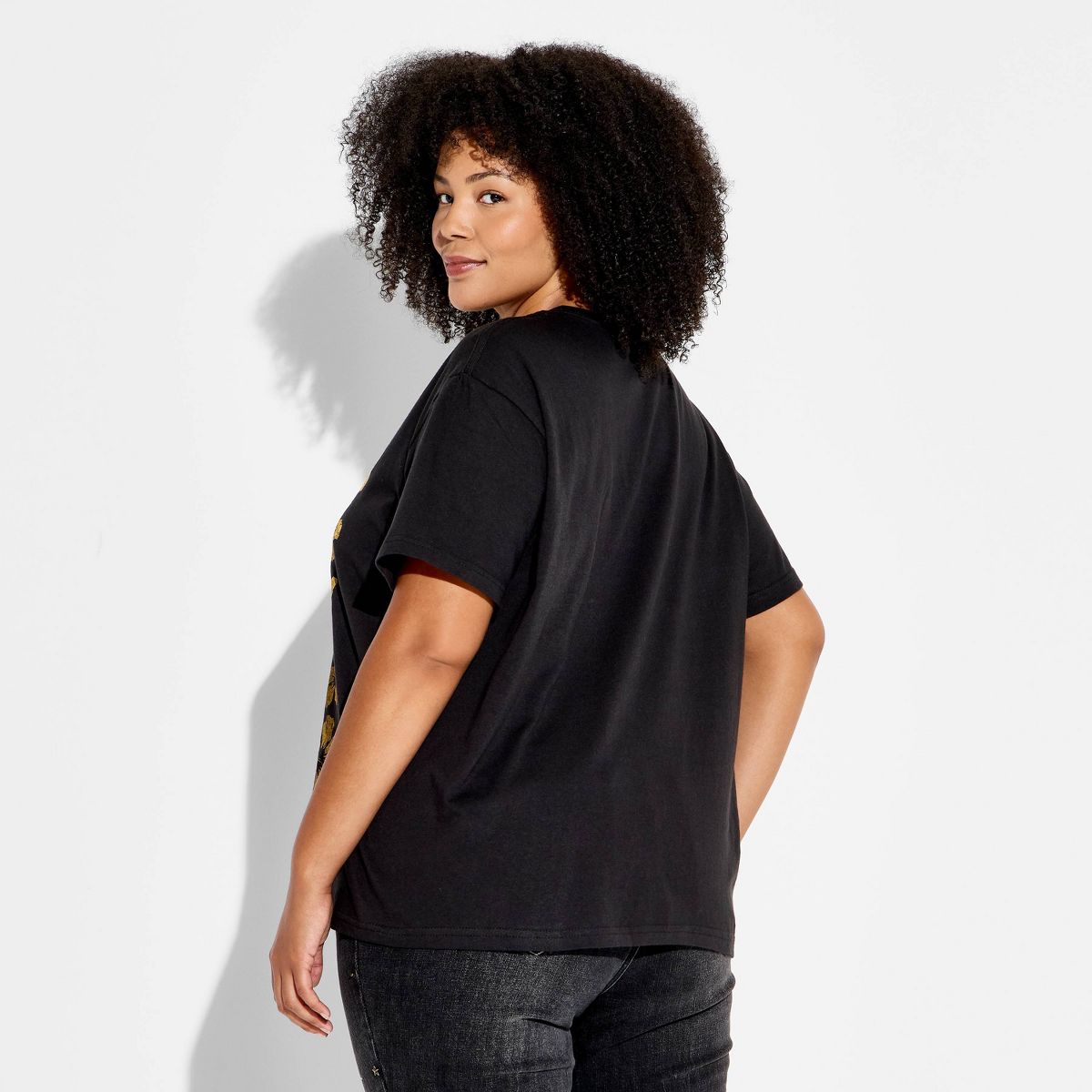 Women's Sublime Oversized Short Sleeve Graphic T-Shirt - Black - thumbnail 6