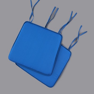 The Lakeside Collection Sets of 2 Indoor/Outdoor Bistro Chair Pads